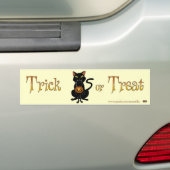 Trick oder Treat Kitty Autoaufkleber (Auf Auto)