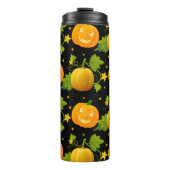 Trick oder Treat Kürbislaterne Halloween Pumpkin Thermosbecher (Vorderseite)