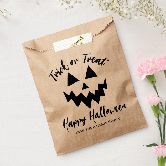 Trick oder Treat Kürbislaterne Happy Halloween Geschenktütchen (Versiegelt)