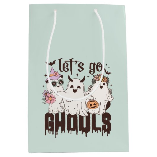 Trick oder Treat "Lass go Ghouls" oder Mittlere Geschenktüte (Vorderseite)