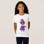 Trick oder Treat Little Hexe T-Shirt (Vorne ganz)