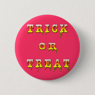 Trick oder Treat (Maisbonbons) Button