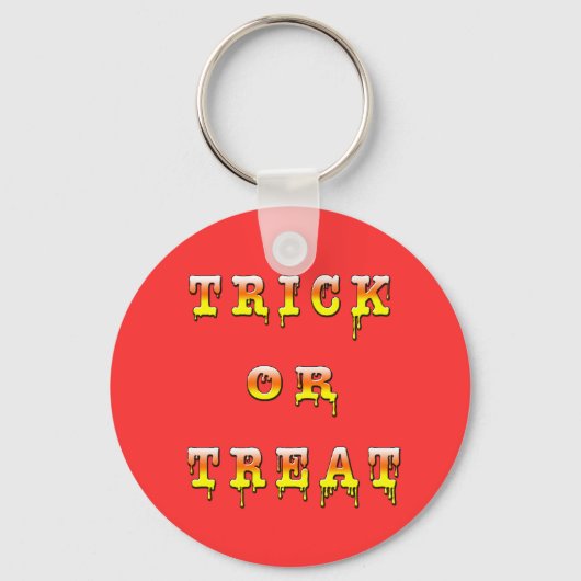 Trick oder Treat (Maisbonbons) Schlüsselanhänger (Vorderseite)