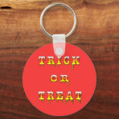 Trick oder Treat (Maisbonbons) Schlüsselanhänger (Vorderseite)