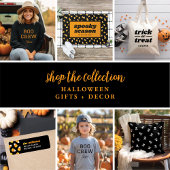 Trick oder Treat Mit Monogramm Halloween Tragetasche