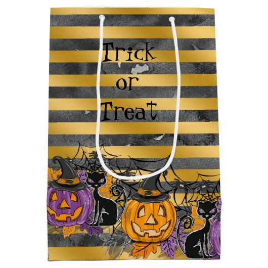 Trick oder Treat Mittlere Geschenktüte (Rückseite)