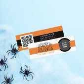Trick oder Treat Modern Happy Halloween Vielen Dan Mini Visitenkarte