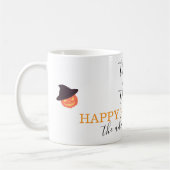 Trick oder Treat Moderne Drehskripte Halloween Kaffeetasse (Links)