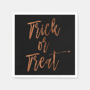 Trick oder Treat Moderne Halloween Napkins Serviette
