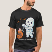 Trick oder Treat Mummy Halloween Candy Fun Kids sh T-Shirt (Vorderseite)