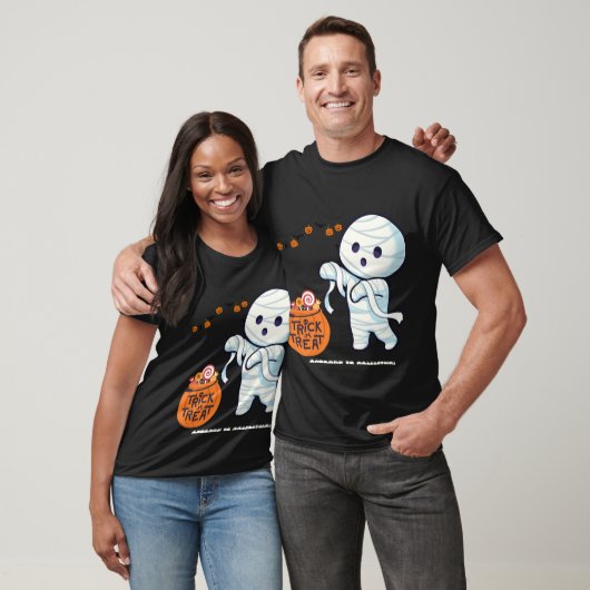 Trick oder Treat Mummy Halloween Candy Fun Kids sh T-Shirt (Unisex)
