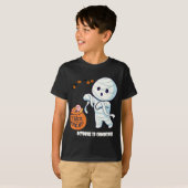 Trick oder Treat Mummy Halloween Fun Kids Shirt (Vorne ganz)
