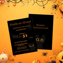 Trick oder Treat | Niedlich Black Cat Halloween