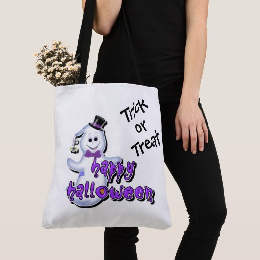 Trick oder Treat Niedlich Ghost Tasche (Von Nahem)