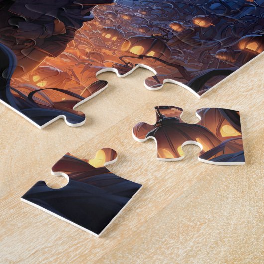 Trick oder Treat Niedlich Girl Halloween Puzzle (Seite)