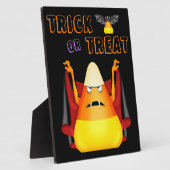 Trick oder Treat Niedlich Vampire Candy Mais Hallo Fotoplatte (Seite)
