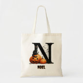 Trick oder Treat Niedliche Halloween-Süßigkeitster Tragetasche (Vorne)