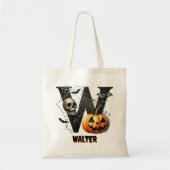 Trick oder Treat Niedliche Halloween-Süßigkeitster Tragetasche (Vorne)