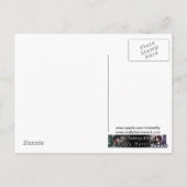 Trick oder Treat Niedlichen Halloween Vampire und  Postkarte (Rückseite)