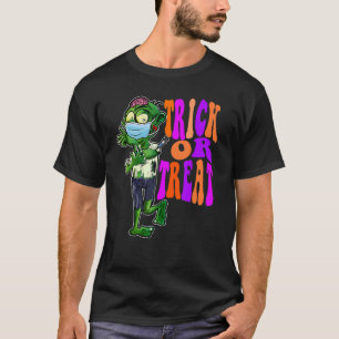 Trick oder Treat Niedlichen Halloween Zombie mit M T-Shirt