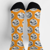 Trick oder Treat Niedliches Halloween-Design Socken (Oben)