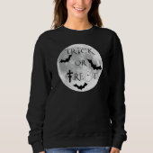 Trick oder Treat Niedliches Halloween-Design Sweatshirt (Vorderseite)
