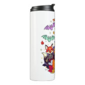 Trick oder Treat Niedliches Halloween Thermosbecher (Nach links gedreht)