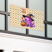 Trick oder Treat Octopus Halloween Banner (Äußeres Gebäude)