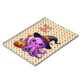 Trick oder Treat Octopus Halloween Notizblock (Linke Seite)