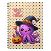 Trick oder Treat Octopus Halloween Notizblock (Vorderseite)