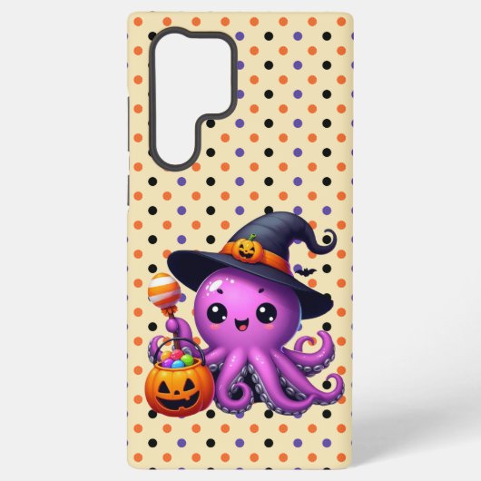 Trick oder Treat Octopus Halloween Samsung Galaxy Hülle (Rückseite)