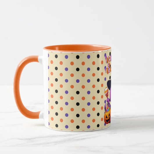 Trick oder Treat Octopus Halloween Tasse (Links)