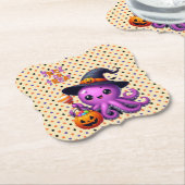 Trick oder Treat Octopus Halloween Untersetzer (angewinkelt)