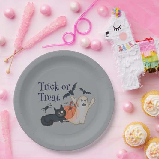 Trick oder Treat Pappteller (Party)