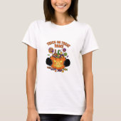 Trick oder Treat Paws - Niedliche Halloween-Katze- T-Shirt (Vorderseite)