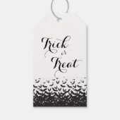 Trick oder Treat Personalisiertes Halloween Geschenkanhänger (Vorderseite)