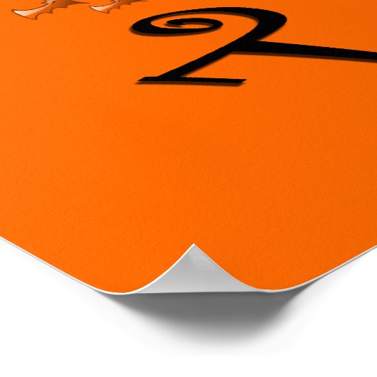 Trick oder Treat Poster (Ecke)