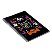 Trick oder Treat Pumpkin Halloween-Tagesgeschenke Notizblock (Rechte Seite)