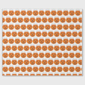 Trick oder Treat Pumpkin Jack o' Lantern Halloween Geschenkpapier (Flach)