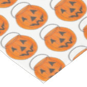 Trick oder Treat Pumpkin Jack o' Lantern Halloween Tischdecke (Schrägansicht)