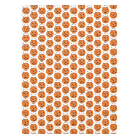 Trick oder Treat Pumpkin Jack o' Lantern Halloween Tischdecke (Vorderseite)