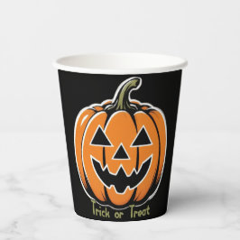 Trick oder Treat- Pumpkin Pappbecher