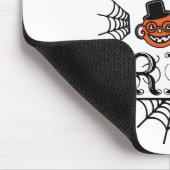 Trick oder Treat Pumpkin Spiders Happy Halloween Mousepad (Ecke)
