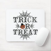 Trick oder Treat Pumpkin Spiders Happy Halloween Mousepad (Mit Mouse)