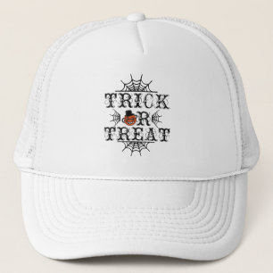 Trick oder Treat Pumpkin Spiders Happy Halloween Truckerkappe