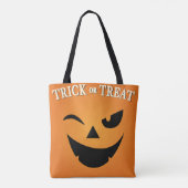 Trick oder Treat Pumpkin Tasche (Rückseite)