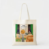 Trick oder Treat Pumpkin Vater Tragetasche (Vorne)