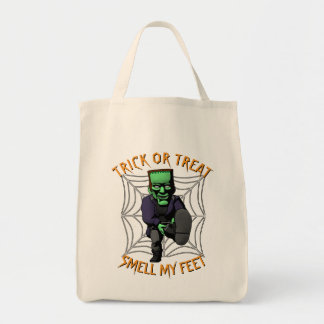 Trick oder Treat Riech meine Feet Frankenstein Tas Tragetasche