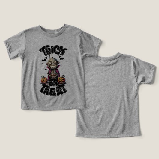 Trick oder Treat, Robot Style (Design Vorderseite & Rückseite)