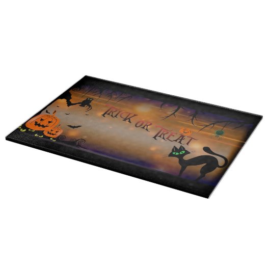 Trick oder Treat Schneidebrett (Ecke)